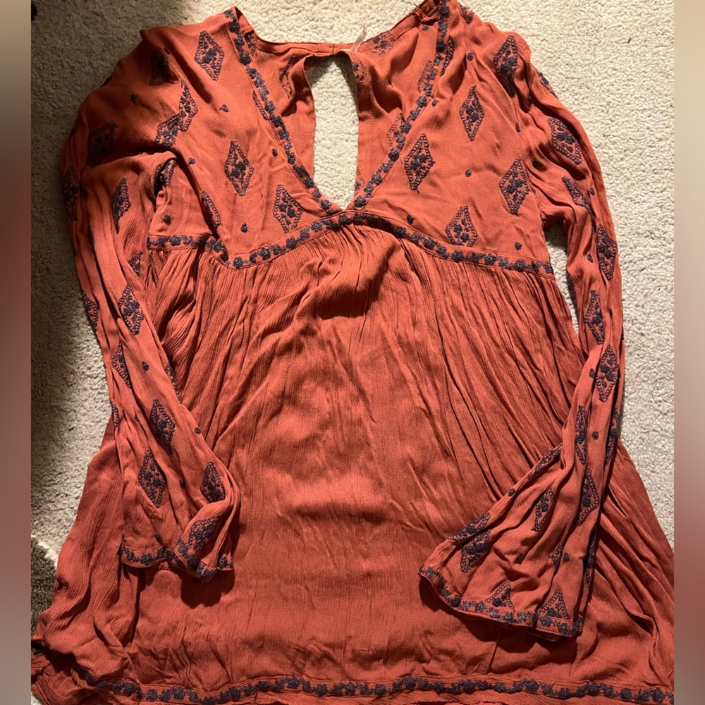 Free people embroidered dress
